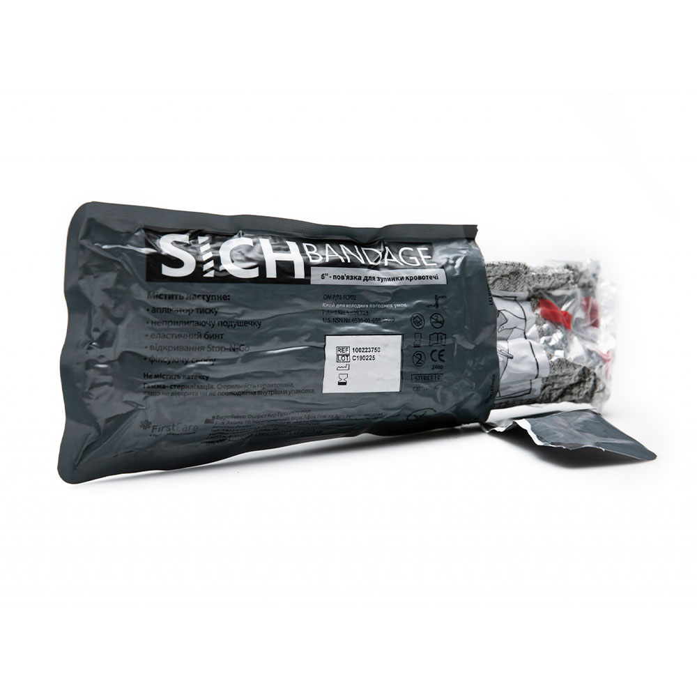 SICH-Bandage 6 – Hemostatic Compression Bandage SICH-Bandage 6 – Hemostatic Compression Bandage